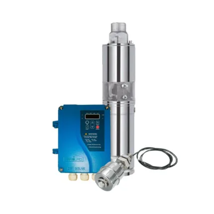 Bomba Sumergible Handuro 210W - Pozo 2- c/ Controlador de CC - HD-2SS1.5-75-36-210