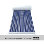 Termotanque Solar CheapSun no presurizable pintado 150 lts -