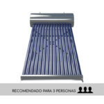 Termotanque Solar CheapSun no presurizable inoxidable 150 lts -