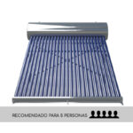 Termotanque Solar CheapSun no presurizable inoxidable 250 lts -
