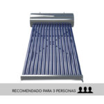 Termotanque Solar CheapSun no presurizable inoxidable 100 lts -