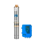 Bomba Sumergible 1500W - Pozo 4- c/ Controlador de CC - HD-4SSC6-203-110-1500