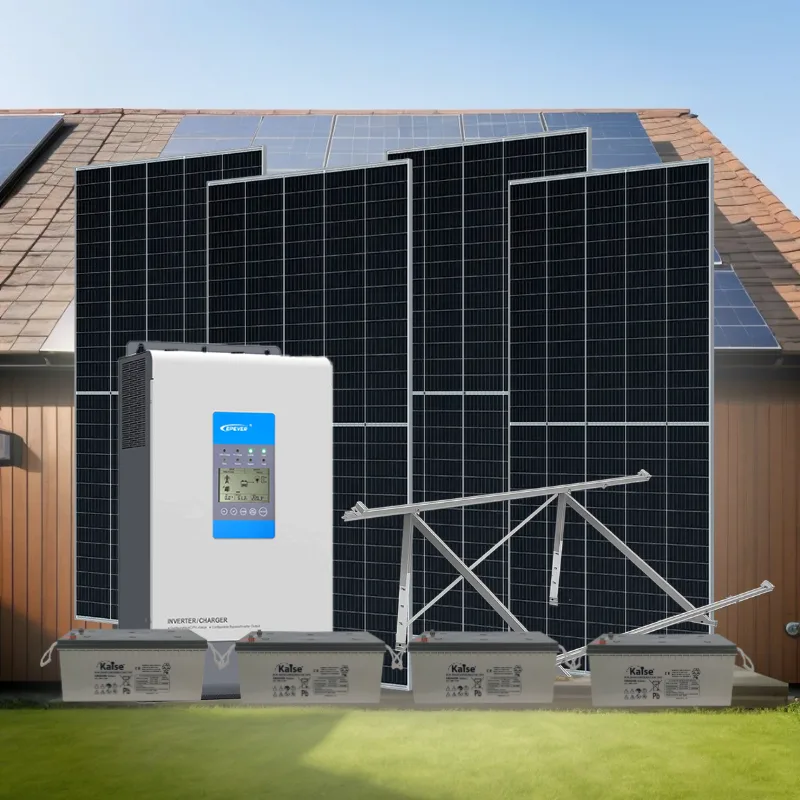 5kw de gel Sistema de Generación Solar (OFF GRID Monofásico 5kW GEL) - Imagen 1