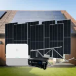 Sistema de Generación Solar (ON GRID monofásico HÍBRIDO 6  kW Con Baterías)