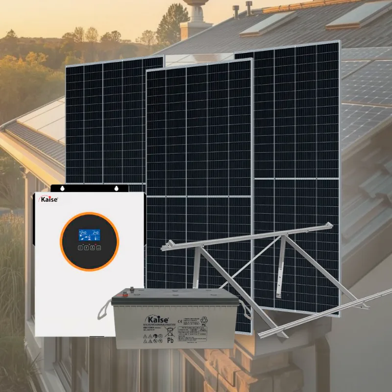 off grid 3kw de gel Sistema de Generación Solar (OFF GRID Monofásico 3kW GEL) - Imagen 1